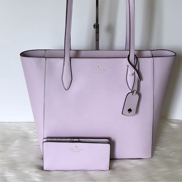 NWT Kate Spade Bundle Dana Tote and Wallet Set/ Saffiano - Picture 6 of 12